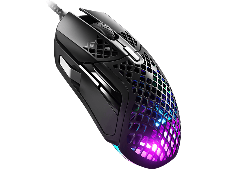STEELSERIES Aerox 5 Gaming Maus, Mattschwarz