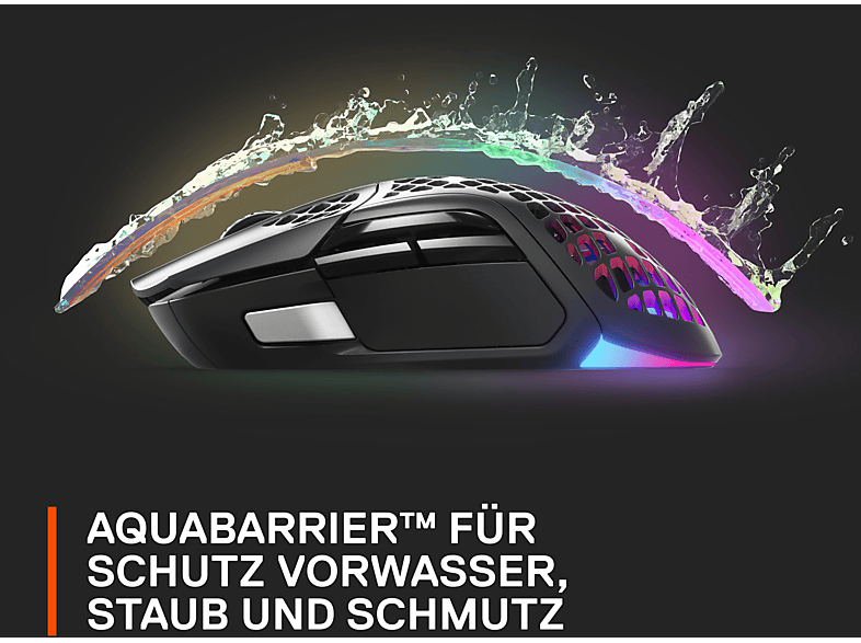 Steel Series Aerox 5 Wireless Gaming Maus, Mattschwarz — Foto 3 von 3