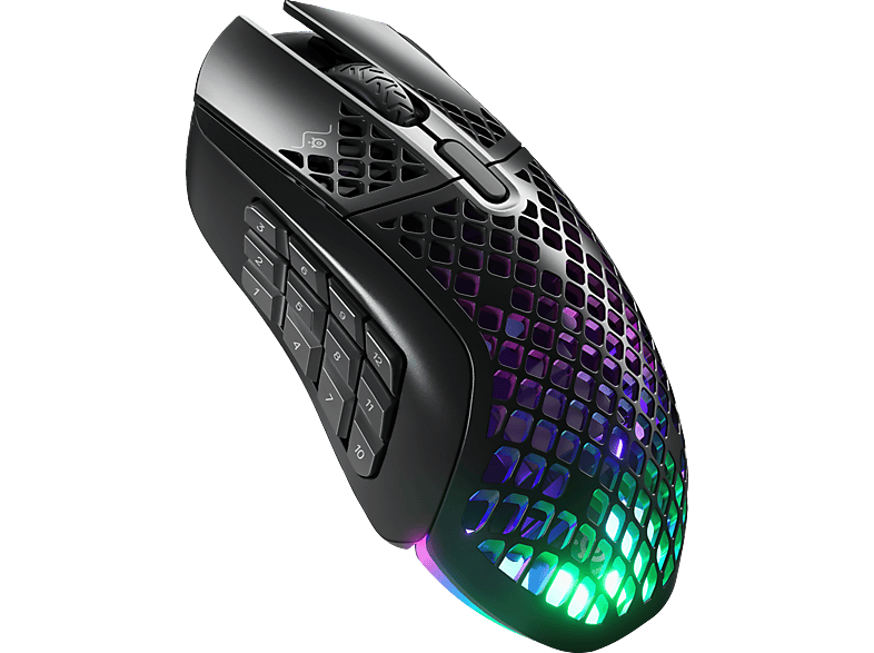 STEELSERIES Aerox 9 Wireless Gaming Maus, Mattschwarz