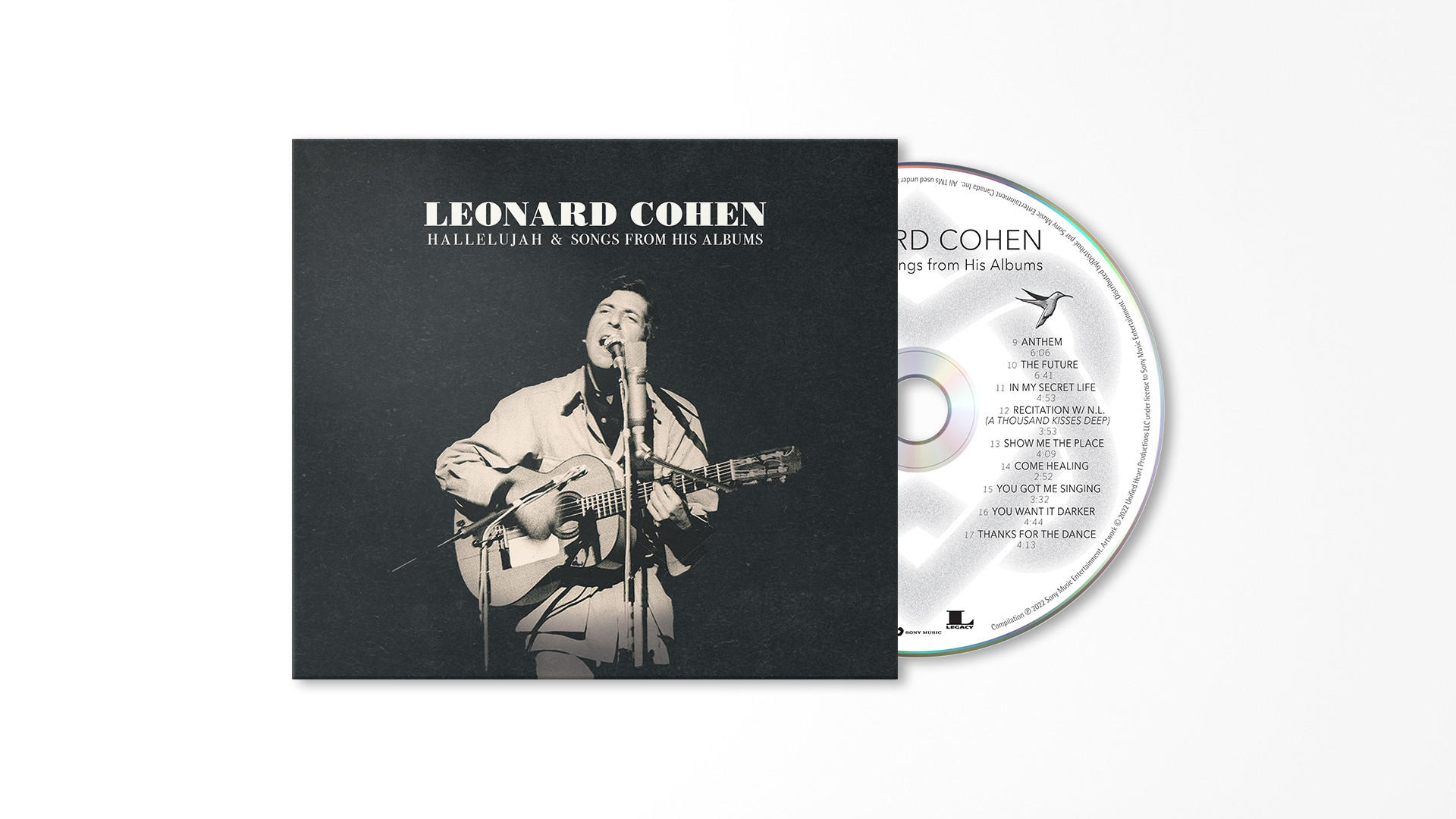 Leonard Cohen - - SONGS HIS FROM ALBUMS (CD) HALLELUJAH 