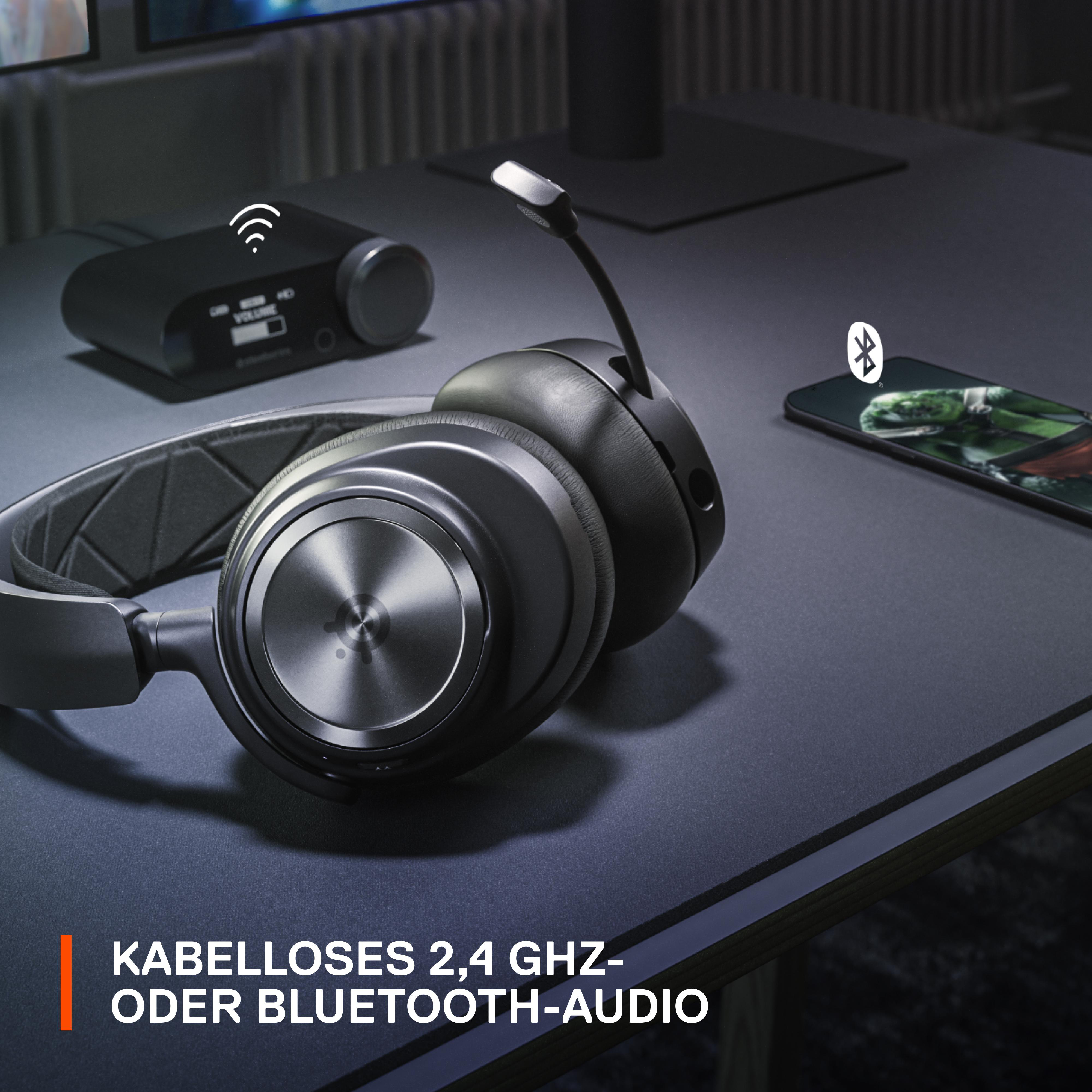 Arctis Gaming-Headset Schwarz Pro Nova Bluetooth STEELSERIES Wireless, Over-ear