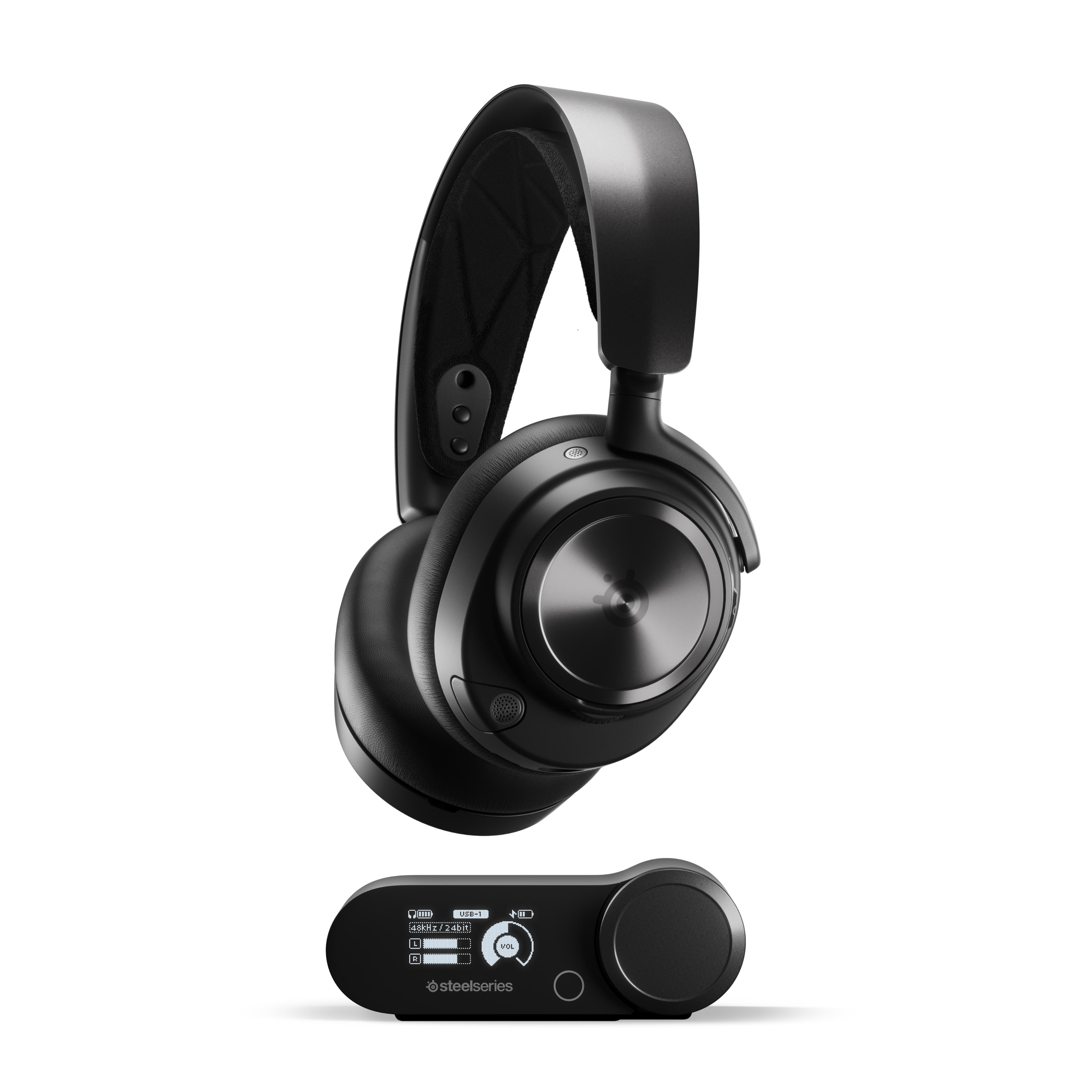 Arctis Gaming-Headset Schwarz Pro Nova Bluetooth STEELSERIES Wireless, Over-ear