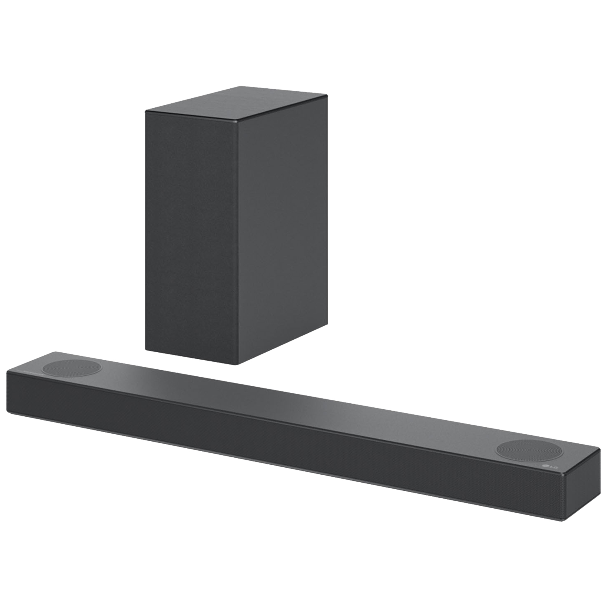 Barra de sonido - LG S75Q, Bluetooth, Inalámbrico, 380 W, Plateado Acero Oscuro