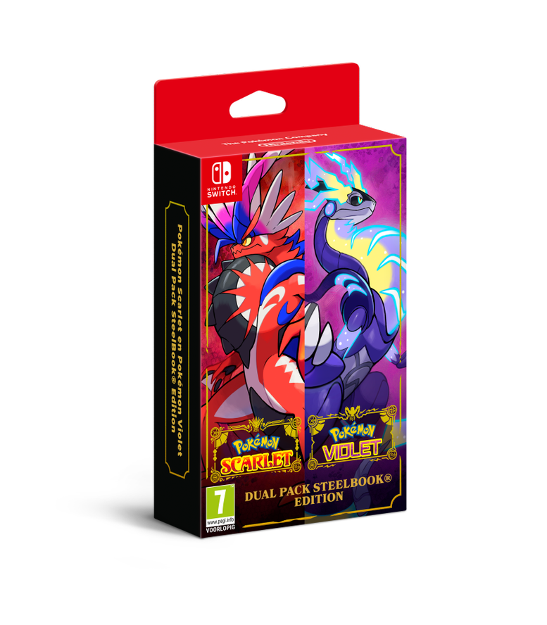 Pokémon Scarlet + Violet Duopack (Steelbook Edition) | Nintendo Switch