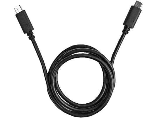 EKON ECITUSBTC10MMK - USB-C auf USB-C Kabel, 1 m, 5 Gbit/s, Schwarz