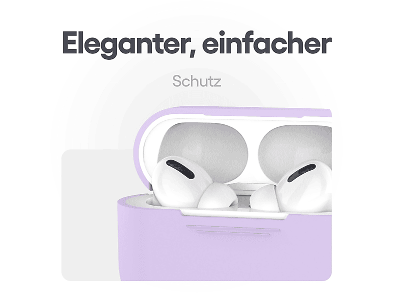 Thumbnail - KEYBUDZ APP_S5_LVD Airpods Pro Schutzhülle, Lavendel