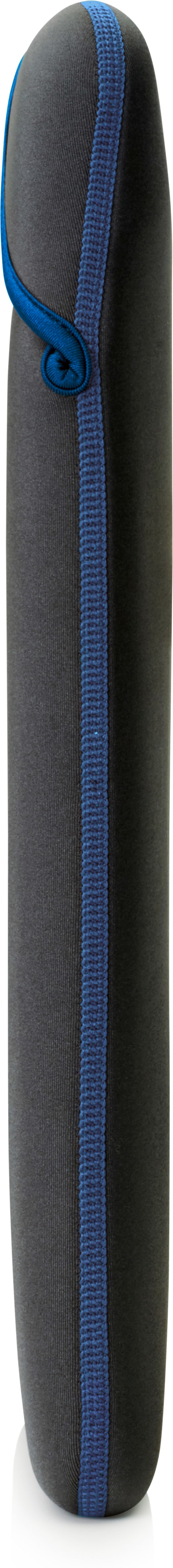 HP Protective Reversible Wende Tablethülle Sleeves für universal Neopren, Schwarz/Blau