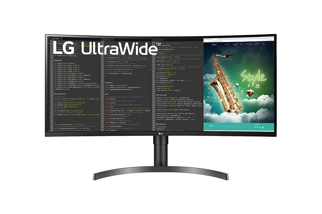 LG 35WN75C-B:35'' 100hz 5ms FreeSync VA QHD Kavisli Monitör Siyah