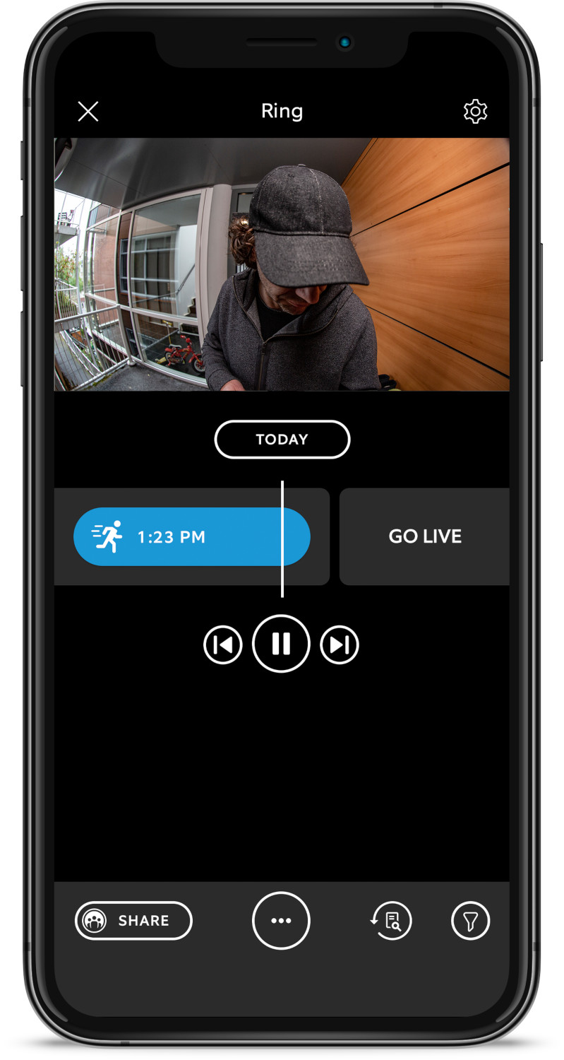 RING Sonnette vidéo intelligente Smart Doorbell 3 (8VRSL1-0EU0) Sonnette vidéo