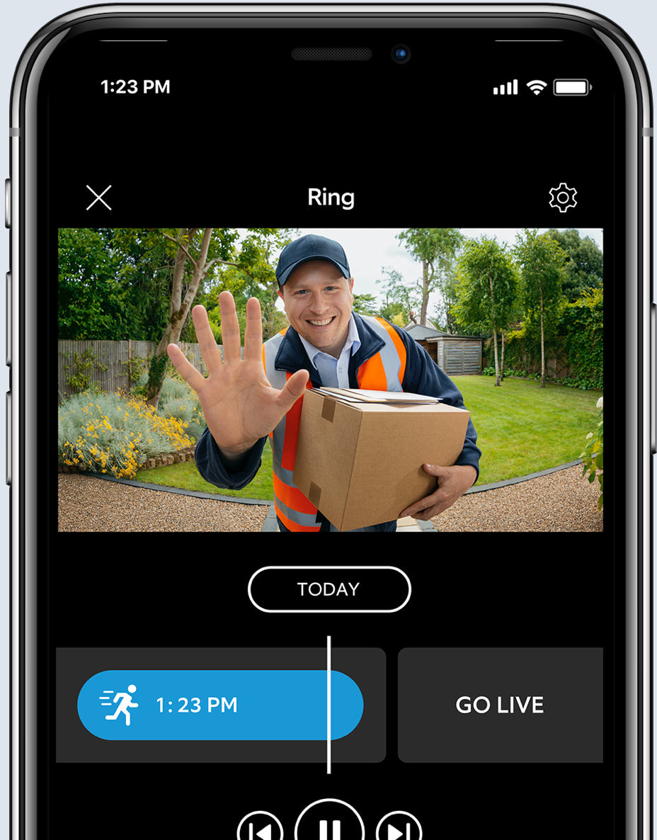 RING Sonnette vidéo intelligente Smart Doorbell 3 (8VRSL1-0EU0) Sonnette vidéo