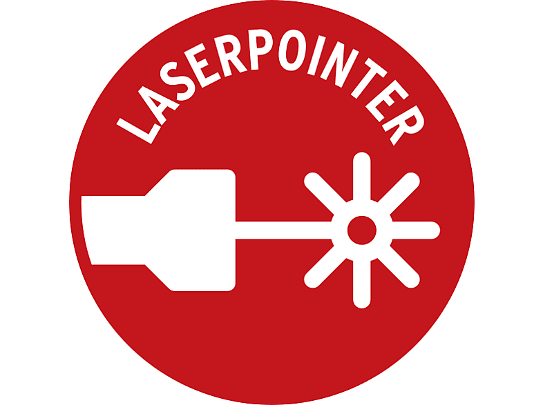 BRENNENSTUHL Eco-LED Laser Light, Laserpointer mit Taschenlampe