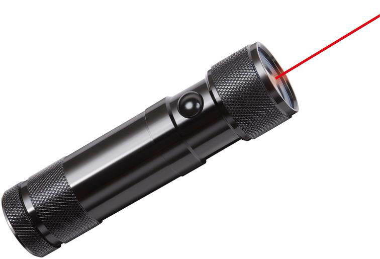 BRENNENSTUHL Eco-LED Light, Laser Taschenlampe Laserpointer mit