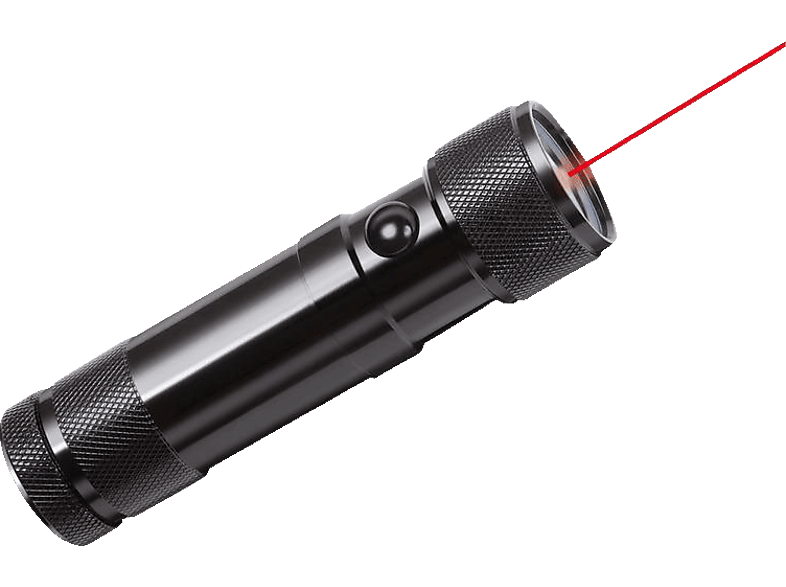 BRENNENSTUHL Eco-LED Laser Light, Laserpointer mit Taschenlampe