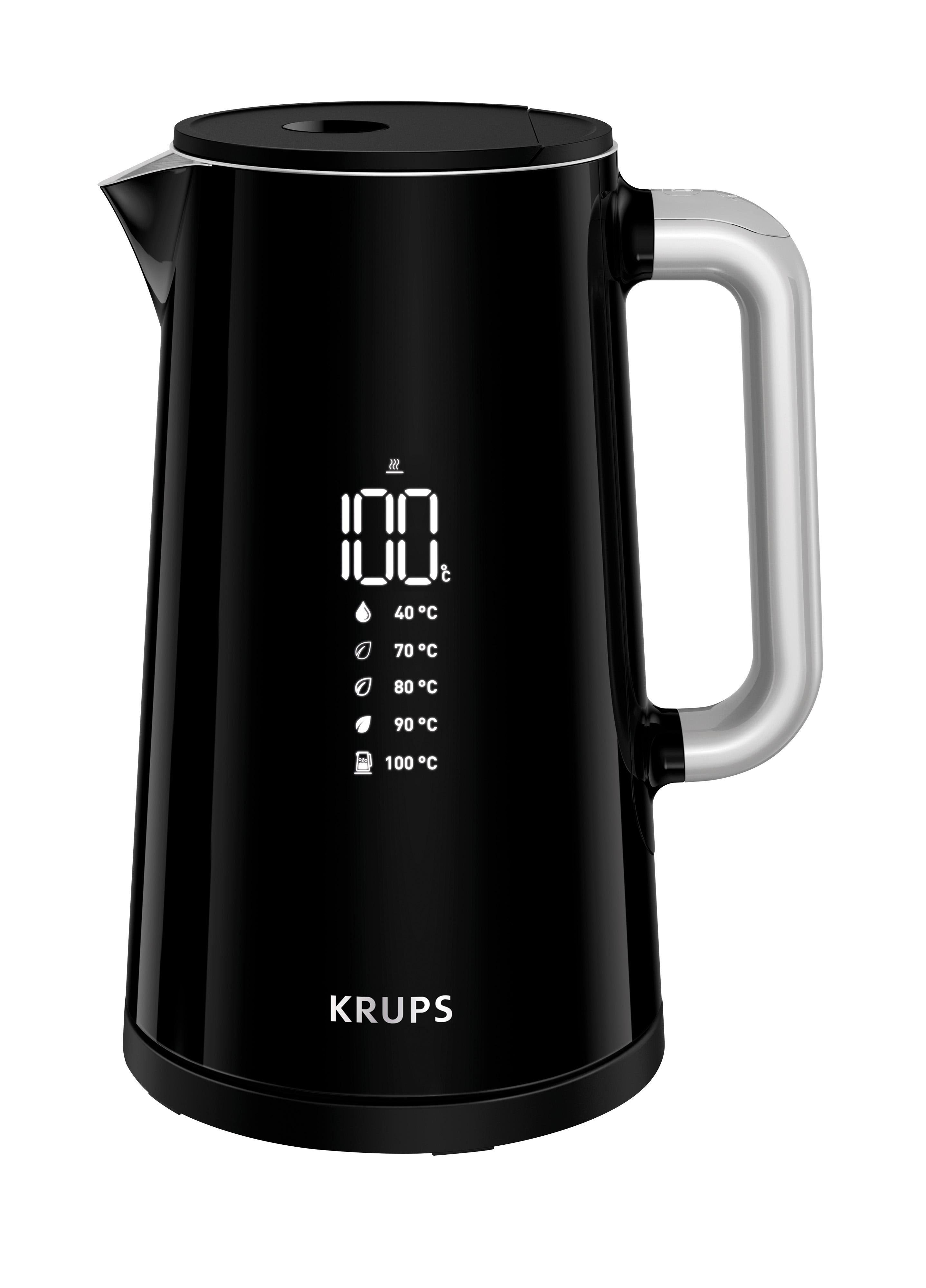 KRUPS BW8018 Smart\'n Schwarz Wasserkocher, Light