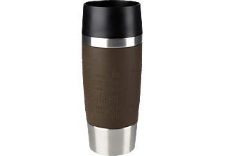 EMSA 513360 Travel Mug Thermobecher Braun/Schwarz/Silber