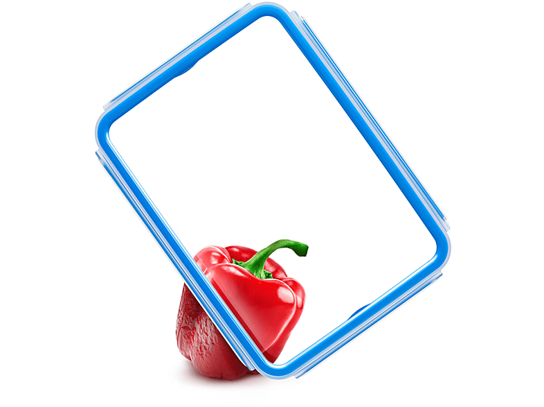 EMSA 508566 Clip&Close 3-tlg. Frischhalte-Set Transparent/Blau