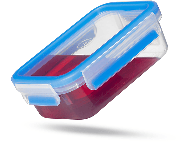 EMSA 508566 Clip&Close 3-tlg. Frischhalte-Set Transparent/Blau