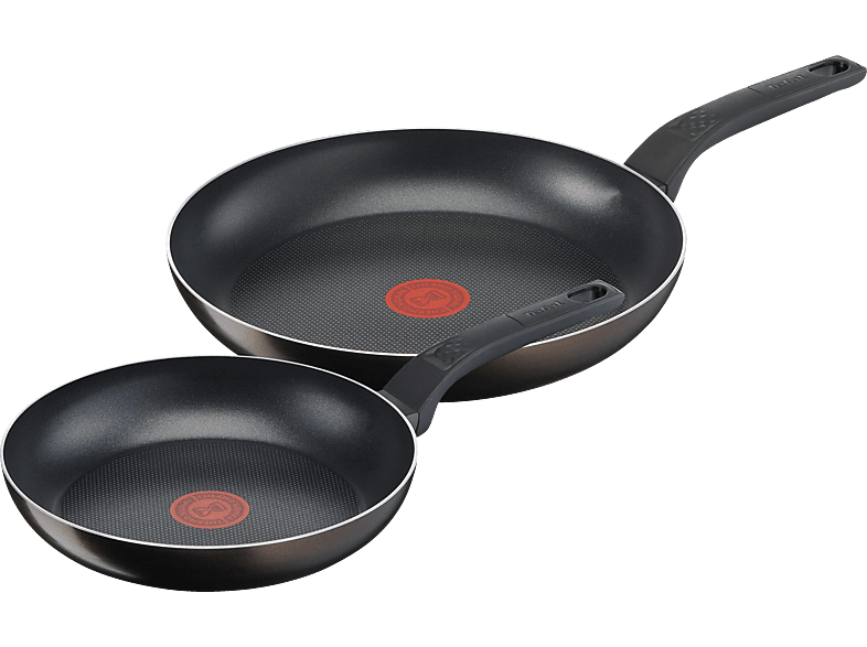 TEFAL B55490 Extra Cook & Clean 2-tgl. Pfannenset (Aluminium, Beschichtung: PTFE)