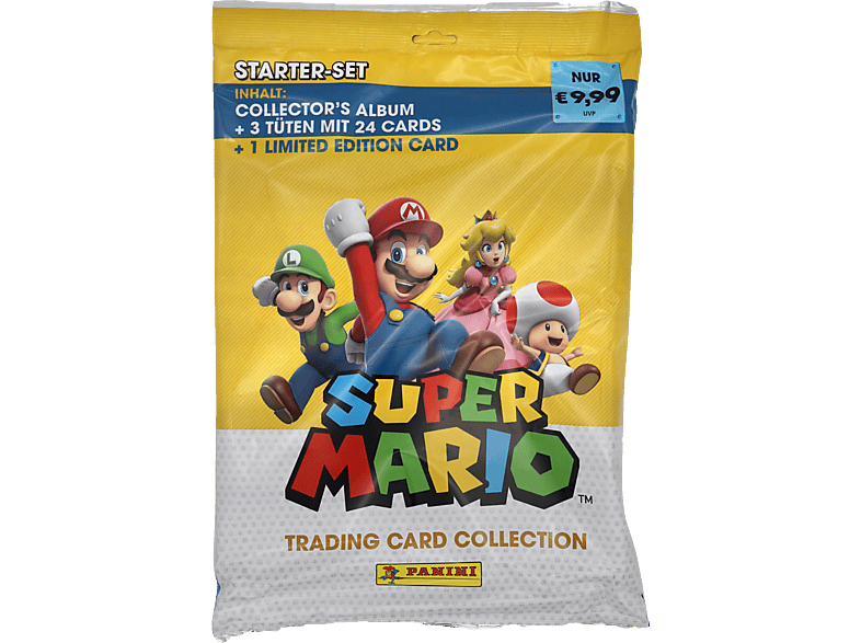 PANINI Nintendo Super Mario Sammelkarten Starter-Set