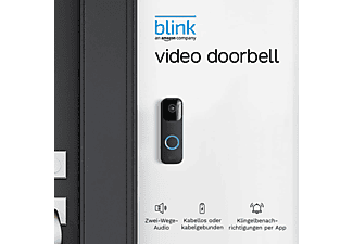 BLINK Video Doorbell, 1080p, Bewegungserfassung, 2-Wege-Audio, Kabellos/Kabelgebunden, Weiß