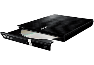 Grabadora de DVD - ASUS SDRW-08D2S-U LITE, Slim retail, Externa, Windows y Mac OS, negra