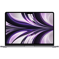 APPLE MacBook Air (2022), MLXX3D/A, Notebook mit 13,6 Zoll Display, Apple M2 Prozessor, 8 GB RAM, 512 GB SSD, M2 GPU (10 Core), Space Grau