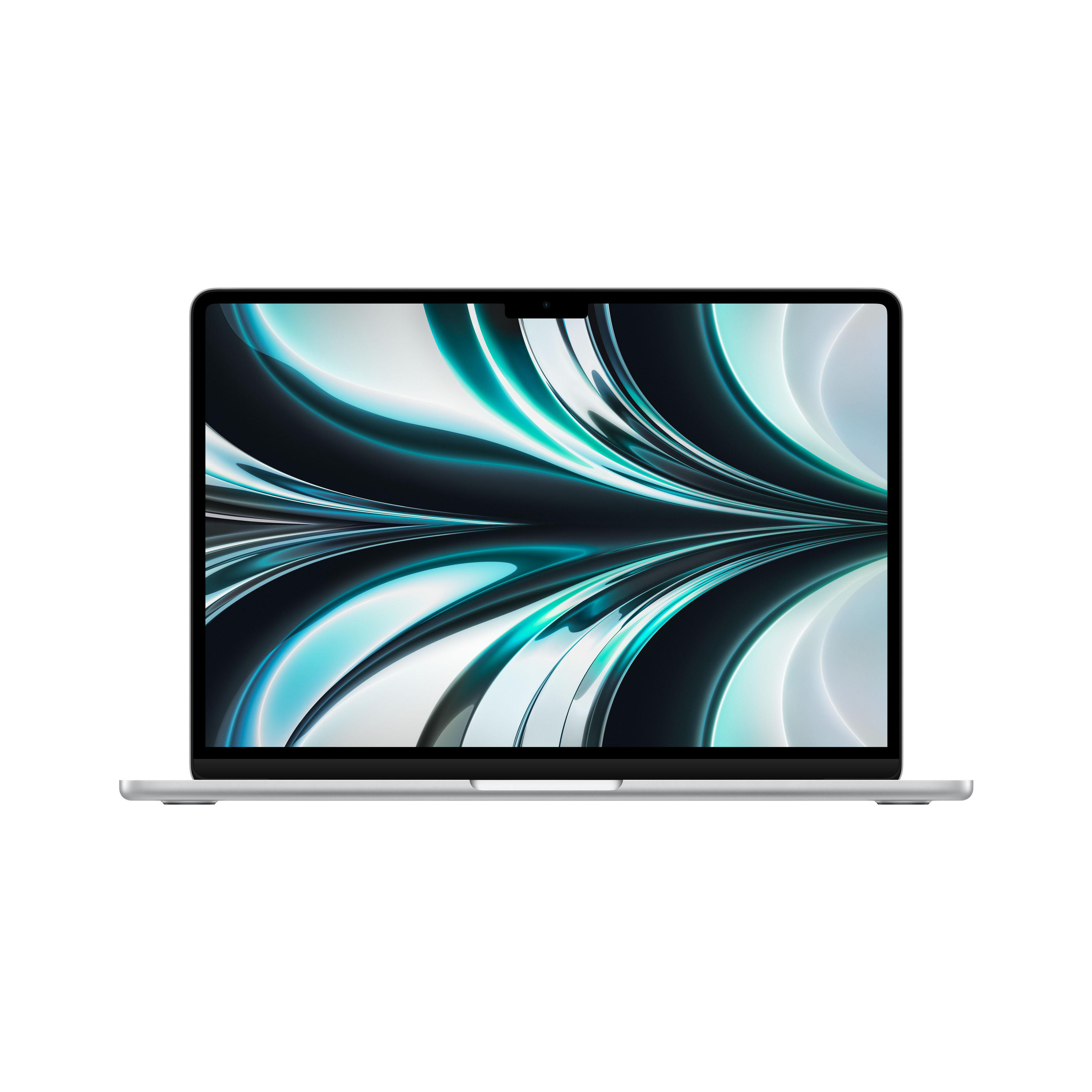 APPLE MacBook RAM, SSD, M2 512 Air Silber 8 (2022), Display, mit Apple 13,6 GB MLY03D/A, Prozessor, Notebook Zoll M2, GB