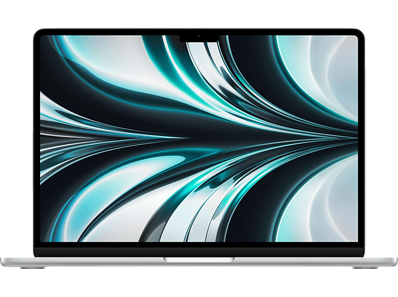 APPLE MacBook Air (2022), MLY03D/A, Notebook mit 13,6 Zoll Display, Apple M2 Prozessor, 8 GB RAM