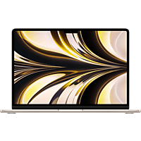 APPLE MacBook Air (2022), MLY13D/A, Notebook mit 13,6 Zoll Display, Apple M2 Prozessor, 8 GB RAM, 256 GB SSD, M2 GPU (8 Core), Polarstern