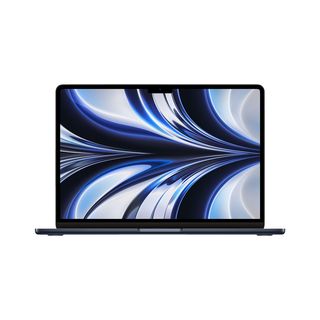 APPLE MacBook Air (2022), MLY33D/A, Notebook mit 13,6 Zoll Display, Apple M2 Prozessor, 8 GB RAM, 256 GB SSD, M2, Mitternacht