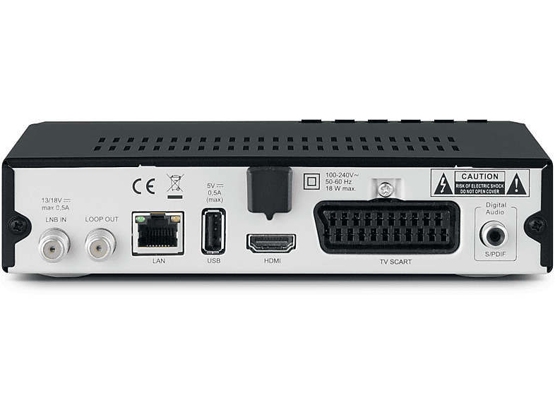 Technisat HD-S 261 Sat-Receiver ohne CI, schwarz; HDTV-Receiver — Foto 3 von 3