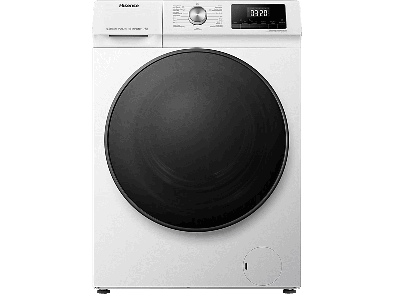 HISENSE WFQA 7014 EVJM Waschmaschine (7 kg, 1400 U/Min., A)