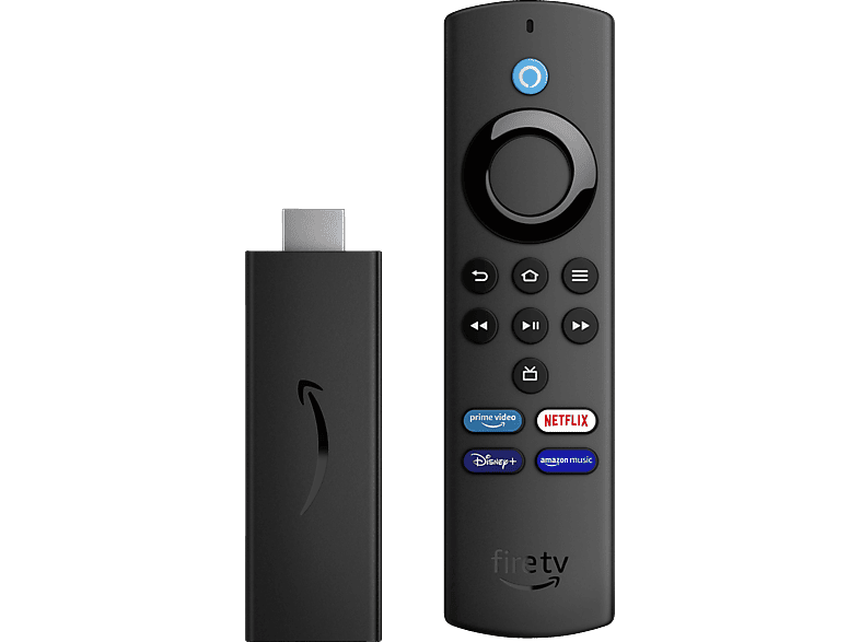 TV Fire Lite mit Schwarz Stick, TV-Steuerungstasten) AMAZON Stick Lite (ohne Streaming Alexa-Sprachfernbedienung