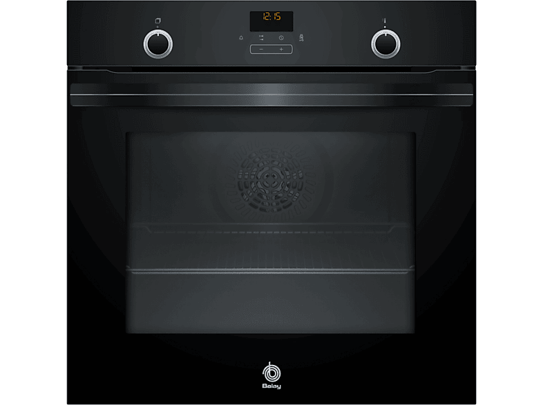 Horno  Balay 3HB5158N2, 71 l, Integrable, Limpieza por agua, Negro