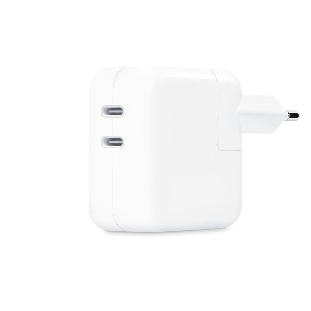 APPLE Dual 35 Netzteil USB-C Apple Adapter Power Weiß W, Port