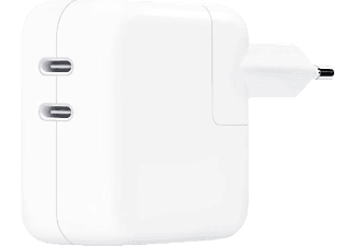 APPLE Dual USB-C Port Power Adapter Netzteil Apple 35 W, Weiß