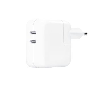 APPLE Dual USB-C Port Power Adapter Netzteil Apple 35 W, Weiß