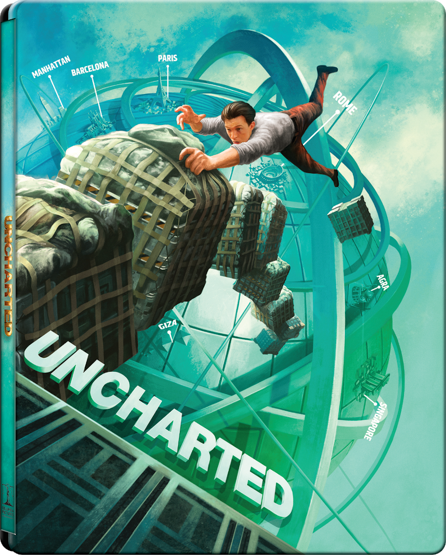 Uncharted (Steelbook) (4K Ultra HD Blu-ray + Blu-ray)
