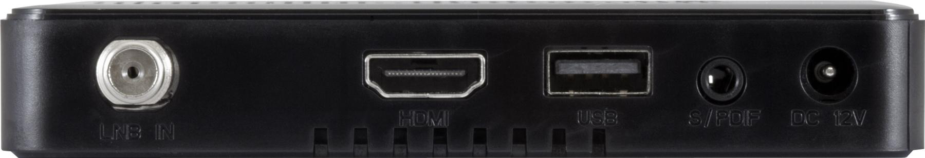 TELESTAR 5310469 TELEMINI HD+  Receiver (HDTV, HD+ Karte inklusive, DVB-S, DVB-S2, Schwarz)