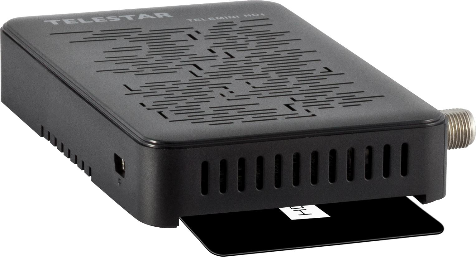 TELESTAR 5310469 TELEMINI HD+  Receiver (HDTV, HD+ Karte inklusive, DVB-S, DVB-S2, Schwarz)