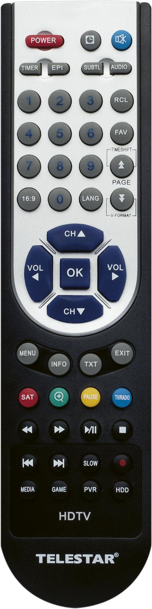 TELESTAR 5310469 TELEMINI HD+  Receiver (HDTV, HD+ Karte inklusive, DVB-S, DVB-S2, Schwarz)