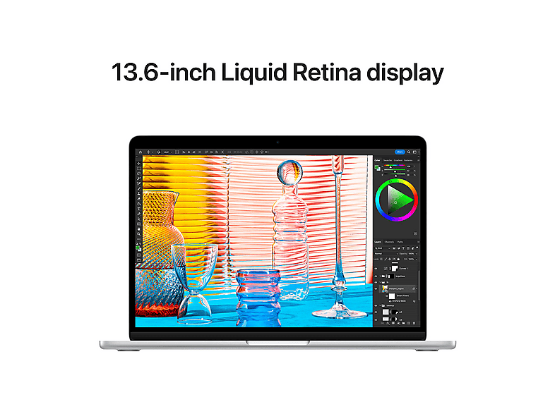 APPLE MacBook Air 13.6 | Zilver M2 8-Core GPU 16GB 256GB | MediaMarkt