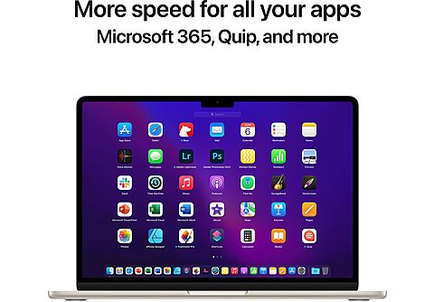 APPLE MacBook Air 13.6 (2022) - Sterrenlicht M2 8-Core GPU 8GB 256GB