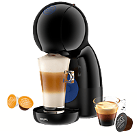 Cafetera de cápsulas - Nescafé Dolce Gusto Krups Piccolo XS, 15 Bar, 0.8 L, Calentamiento en 30 s, Negro