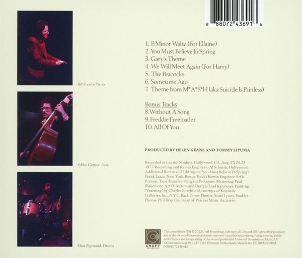 Ein CD-Cover mit Fotos einer Jazzband. Die Titelliste ist auf der rechten Seite des Covers aufgeführt.