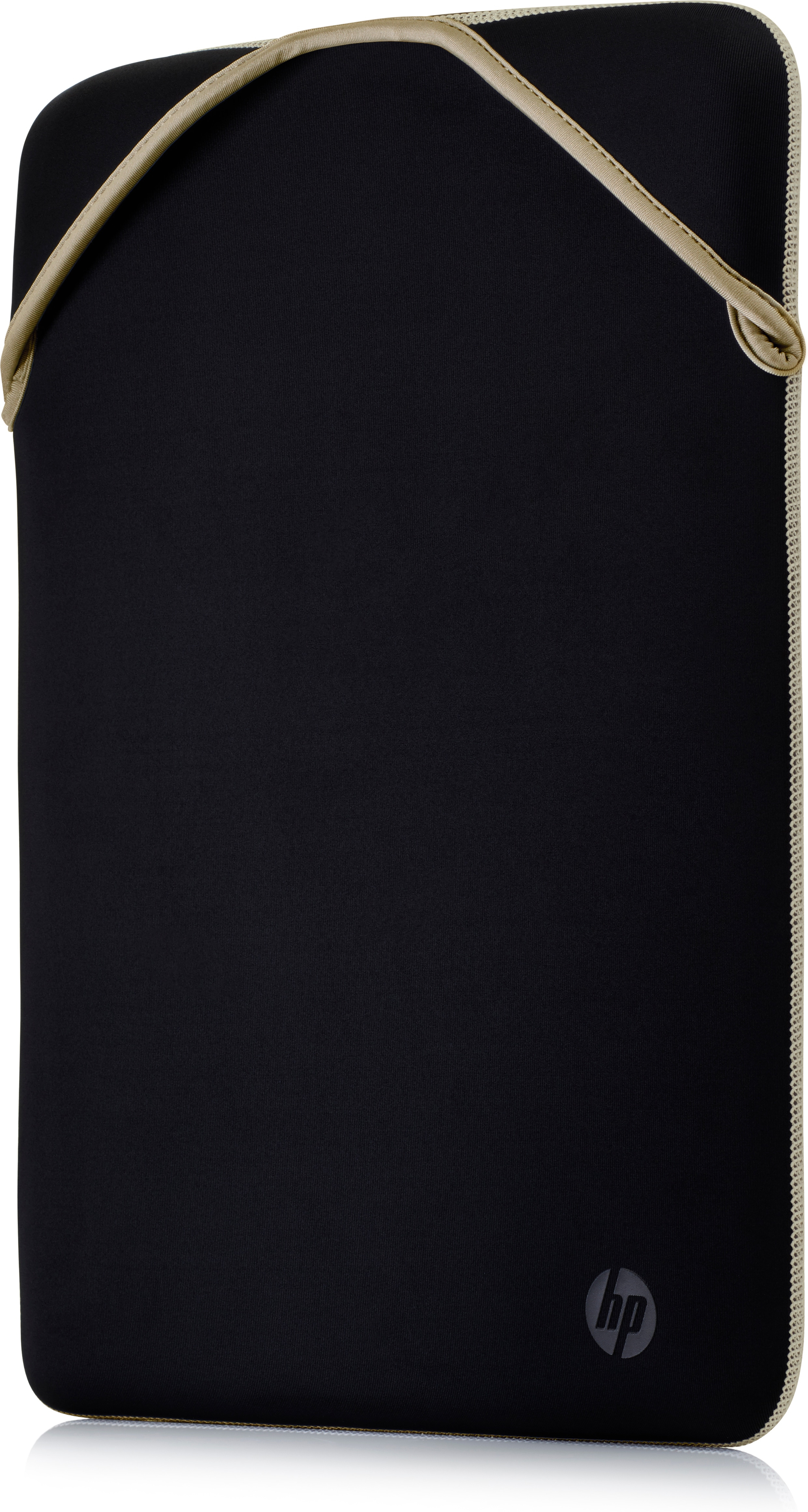 HP Protective Reversible Wende Tablethülle Sleeves für universal Neopren, Schwarz/Gold