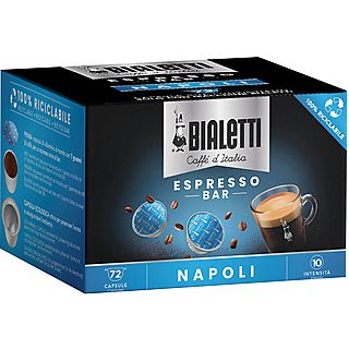 BIALETTI Capsule Espresso Napoli MULTIPACK 72 CAPS NAPOLI