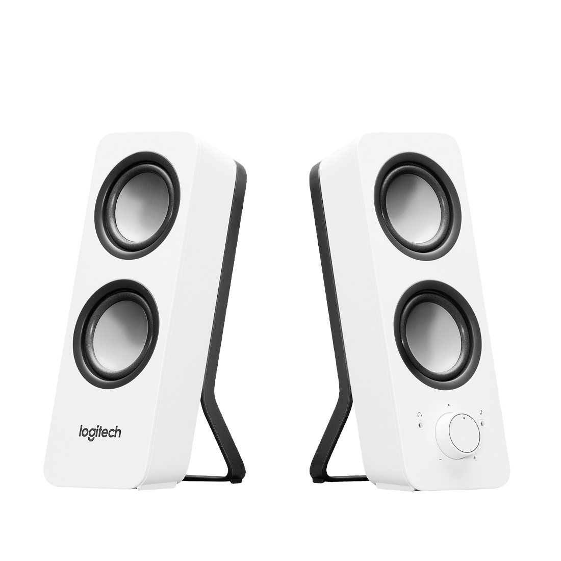 Altavoces 2.0 Logitech z200 blanco pc 10 control de volumen altavoz snow white nieve multimedia 10w