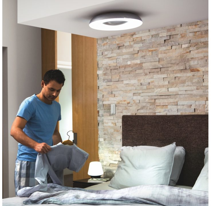 PHILIPS HUE Plafonnier Smart Still Blanc + Interrupteur (34137100)