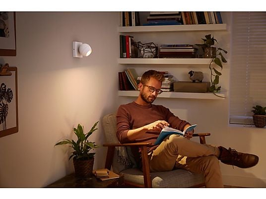 PHILIPS HUE Spot Smart Buckram Wit (33922400)